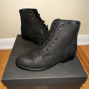 Thursday Boots - Womens Matte Black Captain Boot